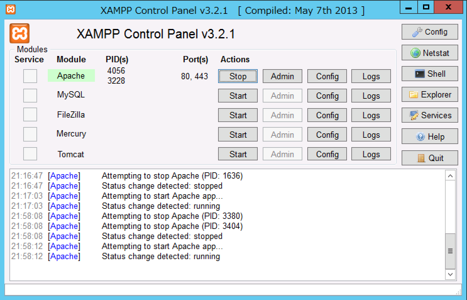 XAMPP_ControlPanel