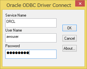 OracleODBCDriverConnect